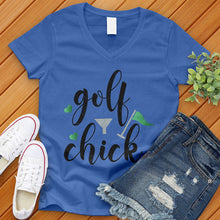 Load image into Gallery viewer, Golf Chick V-Neck Tee