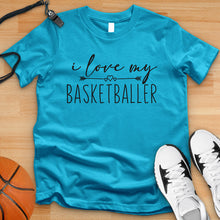 Load image into Gallery viewer, Love My Basketballer Tee