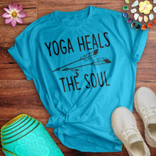 Load image into Gallery viewer, Yoga Heals The Soul Tee