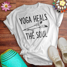 Load image into Gallery viewer, Yoga Heals The Soul Tee