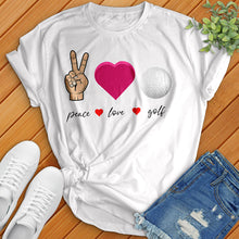 Load image into Gallery viewer, Peace Love Golf Tee