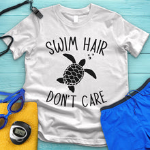 Load image into Gallery viewer, Swim Hair Don't Care Turtle Tee