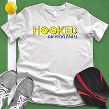 Load image into Gallery viewer, Hooked On Pickleball Tee