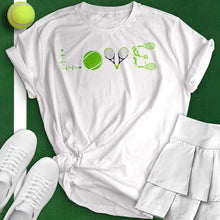 Load image into Gallery viewer, Love Tennis Player Shape Tee