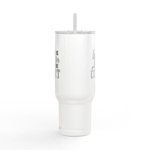 Life is better on the court Insulated Tumbler – 40oz Spill-Proof