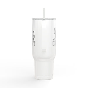 Life is better on the court Insulated Tumbler – 40oz Spill-Proof