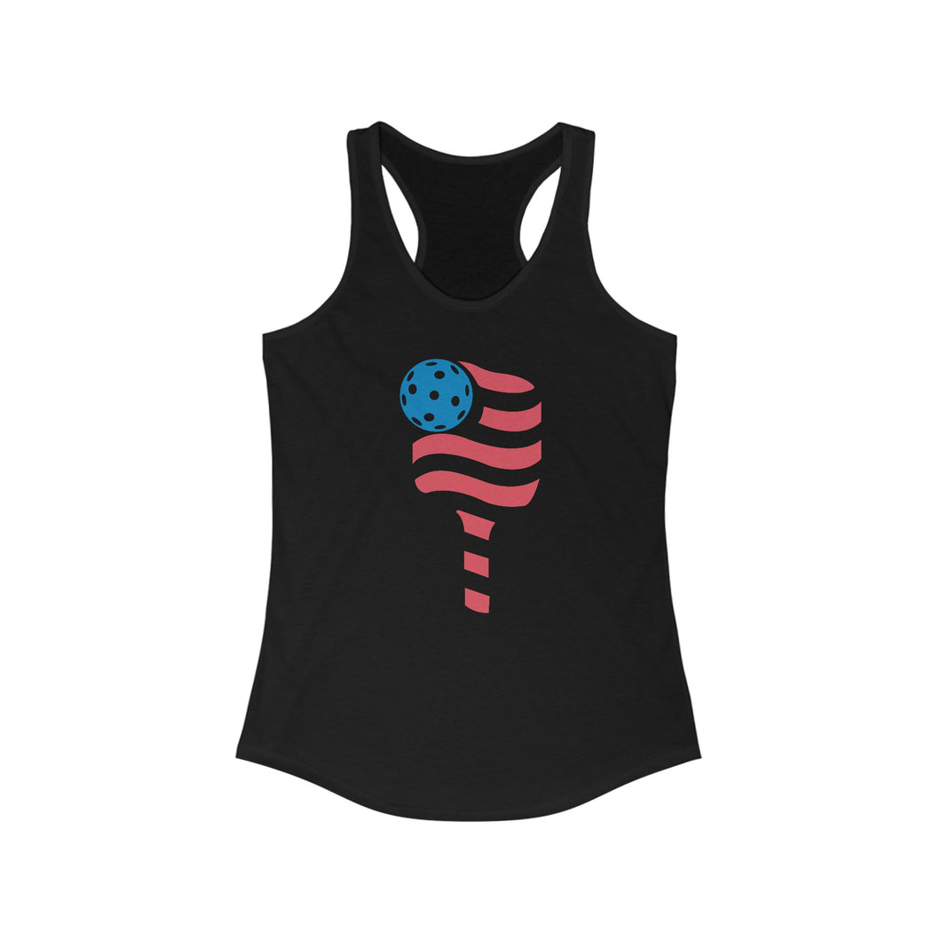 Pickle Ball Paddle Flag Tank top