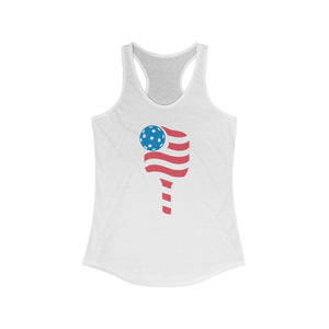 Pickle Ball Paddle Flag Tank top