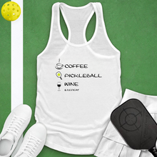 Load image into Gallery viewer, Coffee Pickleball Wine Tank top
