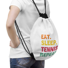 Load image into Gallery viewer, &quot;Eat Sleep Tennis Repeat&quot; backpack
