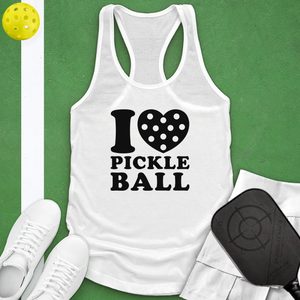 I Heart Pickle Ball Tank top