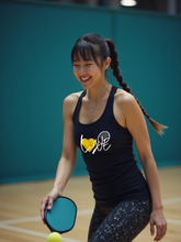 Load image into Gallery viewer, LOVE Tennis Racket Tank Top lifestyle image 

