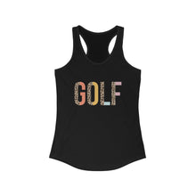 Load image into Gallery viewer, Leopard Golf women&#39;s Tank top black 
