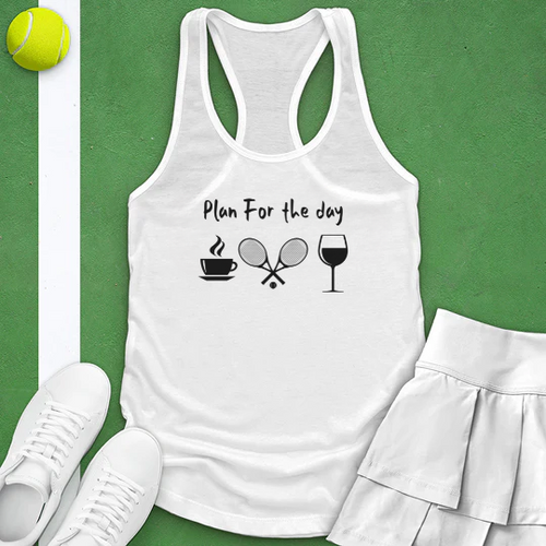 Plan For The Day - Tennis Tank top main image 
