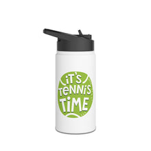 Load image into Gallery viewer, Stainless Water Bottle - It&#39;s tennis time 

