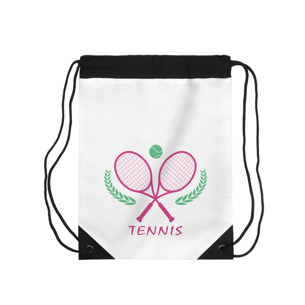 Tennis Drawstring Backpack Bag