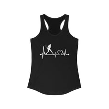 Load image into Gallery viewer, Tennis Heartbeat Women&#39;s Tank Top Front view
