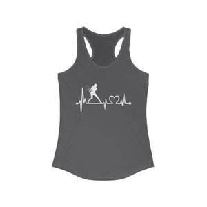 Tennis Heartbeat Women's Tank Top Grey 