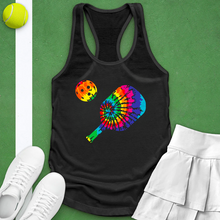 Load image into Gallery viewer, Tie Dye Pickle Ball Tank top
