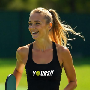 Yours!! Women's Pickleball Tank Top Lifestyle images 