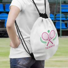 Load image into Gallery viewer, Tennis Drawstring Backpack Bag
