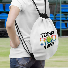 Load image into Gallery viewer, Tennis Vibes Drawstring Backpack
