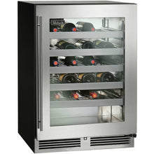 Load image into Gallery viewer, Perlick 24&quot; Wine Reserve w/ Fully Integrated Glass Door, ADA Compliant with 32 Bottle Capacity - HA24WB-4-4
