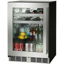 Load image into Gallery viewer, Perlick 24&quot; C-Series Beverage Center w/ Stainless Steel Glass Door, 5.2 cu. ft. Capacity, Energy Saver - HC24BB-4-3
