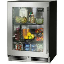 Load image into Gallery viewer, Perlick 24&quot; C-Series Refrigerator w/ Stainless Steel Glass Door, 5.2 cu ft. Capacity, Energy Saver - HC24RB-4-3
