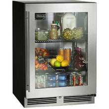 Load image into Gallery viewer, Perlick 24&quot; C-Series Refrigerator w/ Stainless Steel Glass Door, 5.2 cu ft. Capacity, Energy Saver - HC24RB-4-3
