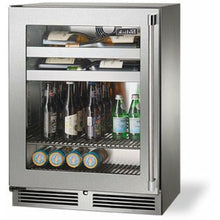 Load image into Gallery viewer, Perlick 24&quot; Beverage Center Stainless Steel Glass Door, Sottile Sh.Depth (18&quot;), 3.1 Cu. Ft. Capacity - HH24BS-4-3
