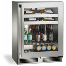 Load image into Gallery viewer, Perlick 24&quot; Beverage Center Stainless Steel Glass Door, Sottile Sh.Depth (18&quot;), 3.1 Cu. Ft. Capacity - HH24BS-4-3
