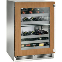 Load image into Gallery viewer, Perlick 24&quot; Dual Zone Wine Reserve with 32 Bottle Capacity,  Panel Ready Glass Door - HP24DO-4-4
