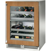 Load image into Gallery viewer, Perlick 24&quot; Dual Zone Wine Reserve with 32 Bottle Capacity,  Panel Ready Glass Door - HP24DO-4-4

