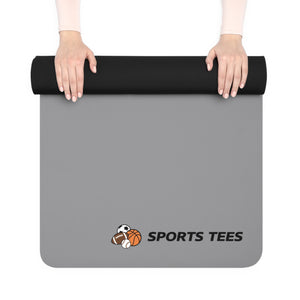 yoga mat non slip grey 