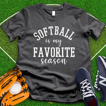 Load image into Gallery viewer, Softball Is My Favorite Season Tee
