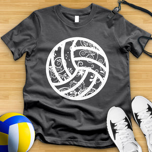 Floral Volleyball Tee