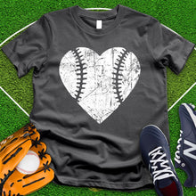 Load image into Gallery viewer, Softball Faded Heart Tee
