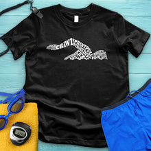 Load image into Gallery viewer, Swimmer Typography Tee
