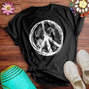 Botanical Peace Sign Tee