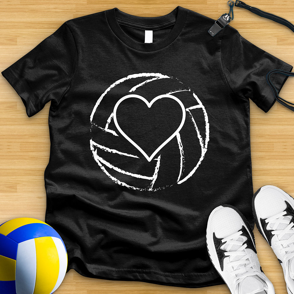 Volleyball Heart Tee