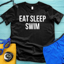 Load image into Gallery viewer, Eat Sleep Swim Tee
