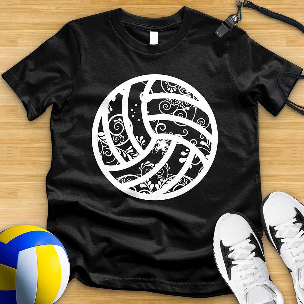 Floral Volleyball Tee