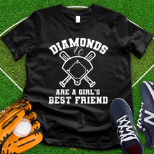 Load image into Gallery viewer, Diamonds Are A Girls Best Friend Tee
