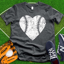 Load image into Gallery viewer, Softball Faded Heart Tee
