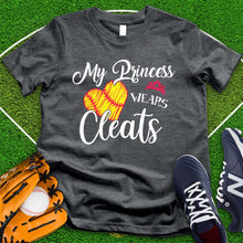 Load image into Gallery viewer, My Princess Wears Cleats Tee
