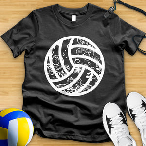 Floral Volleyball Tee
