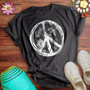 Botanical Peace Sign Tee