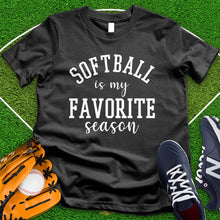 Load image into Gallery viewer, Softball Is My Favorite Season Tee
