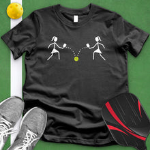 Load image into Gallery viewer, 2 Girl Pickleball Players Tee
